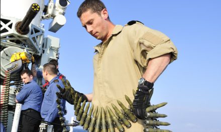 Maintaining equipment at sea