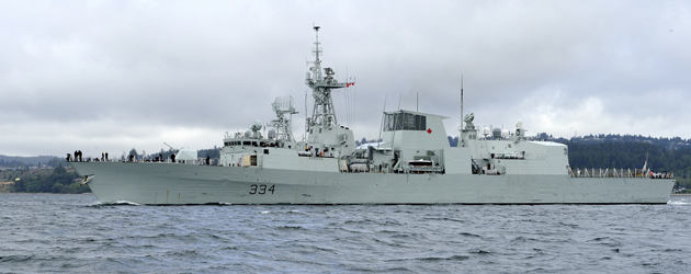 HMCS REGINA Departure