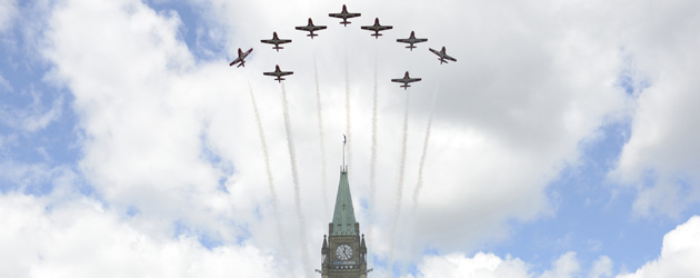 Canada Day ceremonies held on Parliament Hill