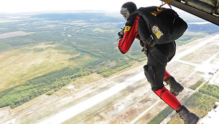 Rescuers take to the skies