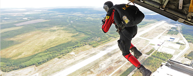 Rescuers take to the skies