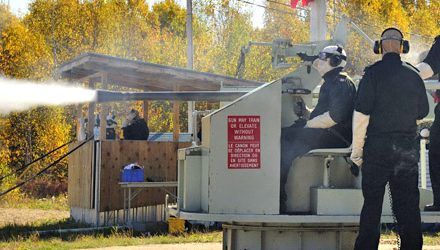 Sailors bring out the big guns