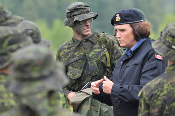 Leading as a woman in the Canadian Forces
