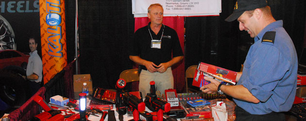 Checking out the goods