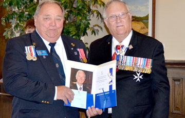 HMCS Calgary supporter receives Caring Canadian Award