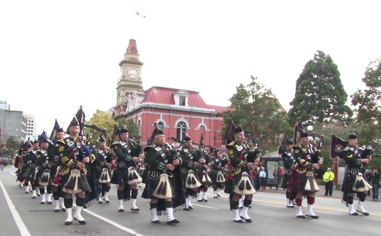 Canadian Scottish celebrate centennial