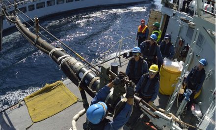 Fill ‘er up! HMCS Regina replenishes at sea, many times