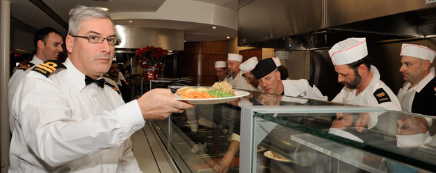 Christmas dinner for Fleet School