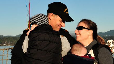 Reunited with family