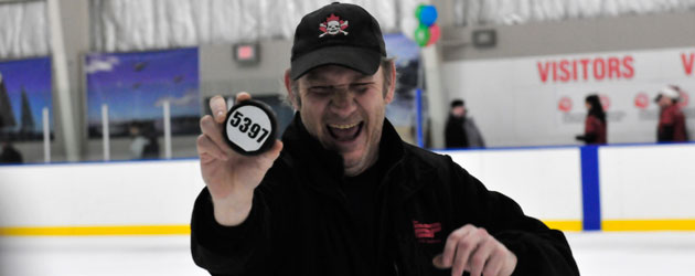 Chuck a puck for charity