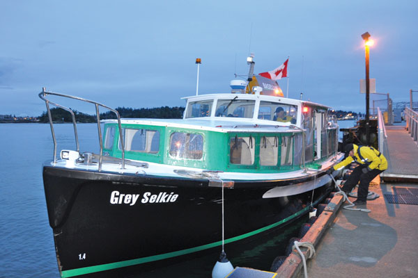 Baseline Ferry sails past the “Colwood Crawl”