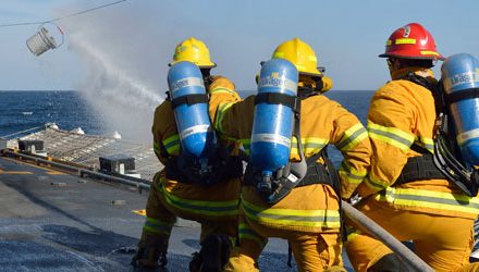 Damage control at sea