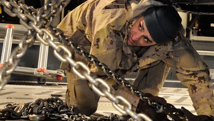 Secured and ready for take off