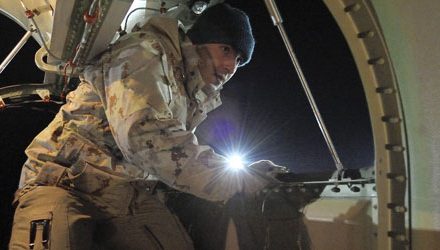 Checking for frost prior to take off