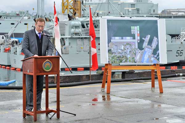 Defence Minister announces new jetties in dockyard