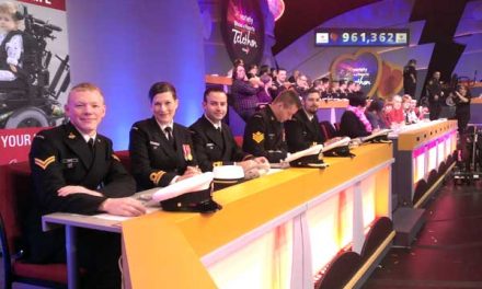 Naval reservists volunteer for Variety Show of Hearts telethon