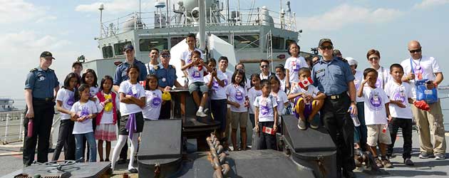 Special Valentine’s Day for HMCS Regina