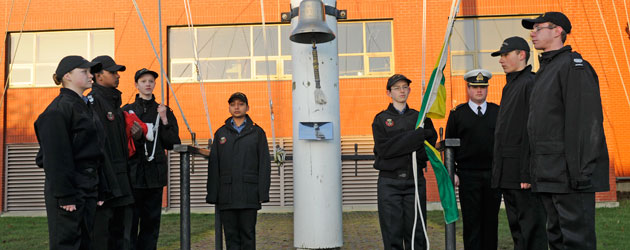 Cadets show their colours