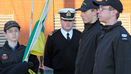 Cadets show their colours