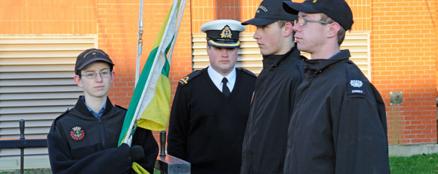 Cadets show their colours