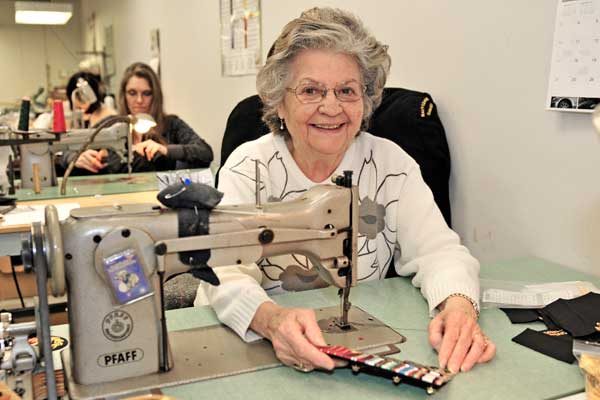 Renowned seamstress receives prestigious medal