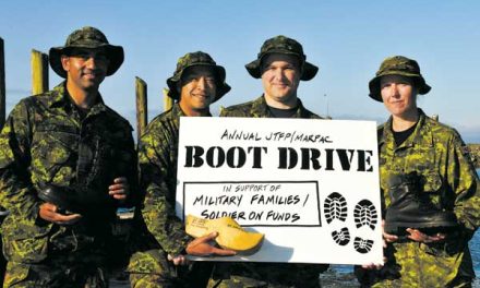 Filling their boots for charity