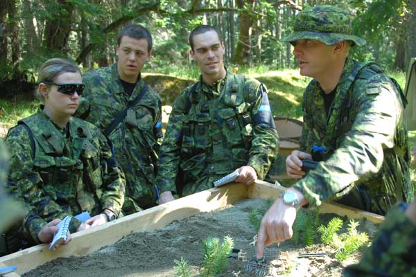 Officer recruits train in Victoria