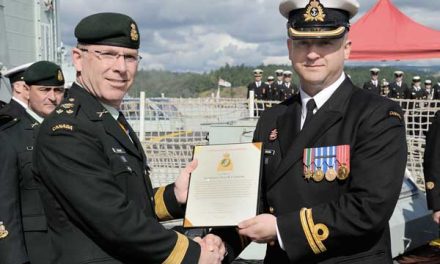 Officer commended  for exemplary action