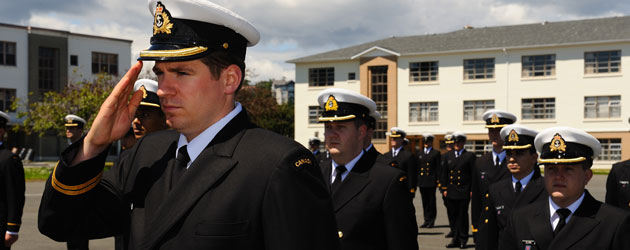 Venture students welcome new commander