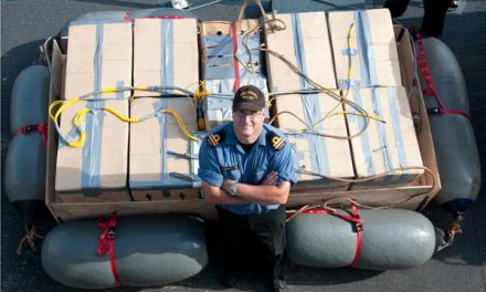 East Coast warship scores fourth drug bust