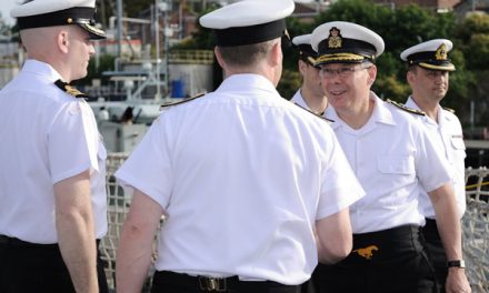 Head of navy imparts final thoughts