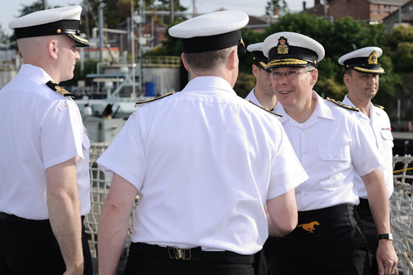 Head of navy imparts final thoughts