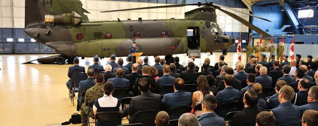 New helicopter welcomed with official ceremony