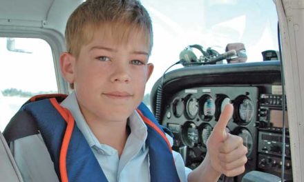 Cadet soars to new heights in Cessna