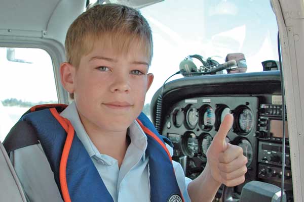 Cadet soars to new heights in Cessna