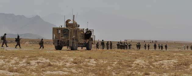 Training exercise in Afghanistan
