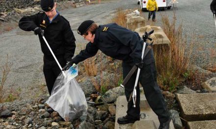 Esquimalt shoreline gets swept clean