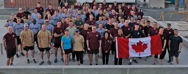 Terry Fox run in Afghanistan