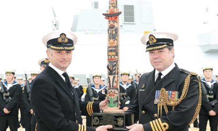 Island-made totem pole honours Commonwealth connection
