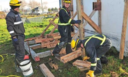 Base employees train for catastrophe