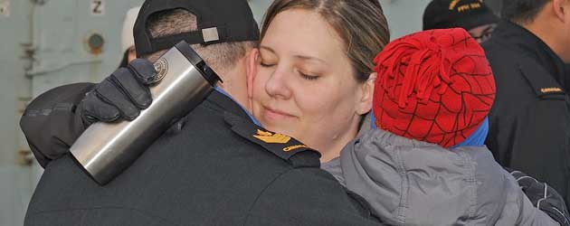 HMCS Regina: families say farewell