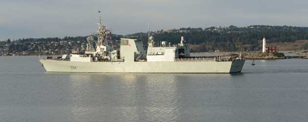 HMCS Regina bound for Operation Artemis