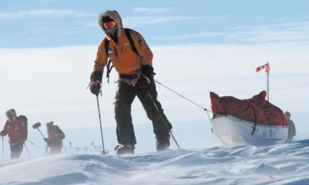 Polar trek a tribute to fallen comrade