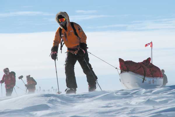 Polar trek a tribute to fallen comrade