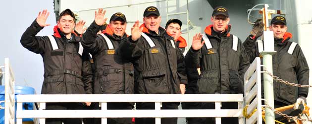 HMCS Regina: Good-bye to friends and family… for now