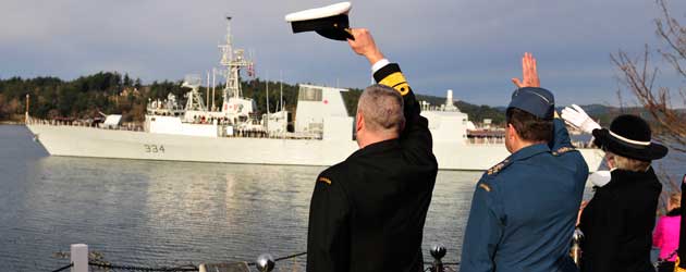 HMCS Regina: Farewell from the command team