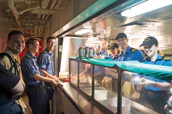 Sundae Sundays lift morale in HMCS Regina
