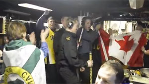 HMCS Iroquois Hockey Stations