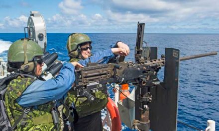 Regina arrives in the operational area