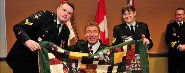 Honorary Colonel visits base